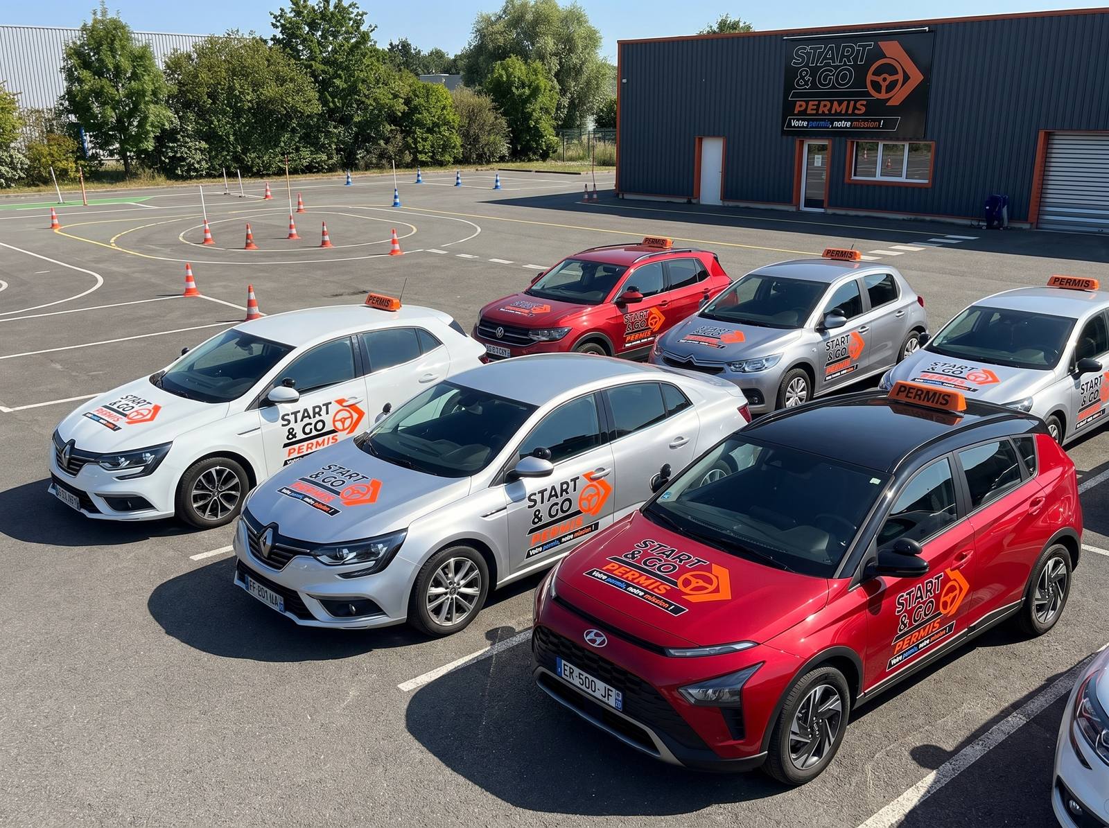 Flotte de véhicules Start & Go Permis