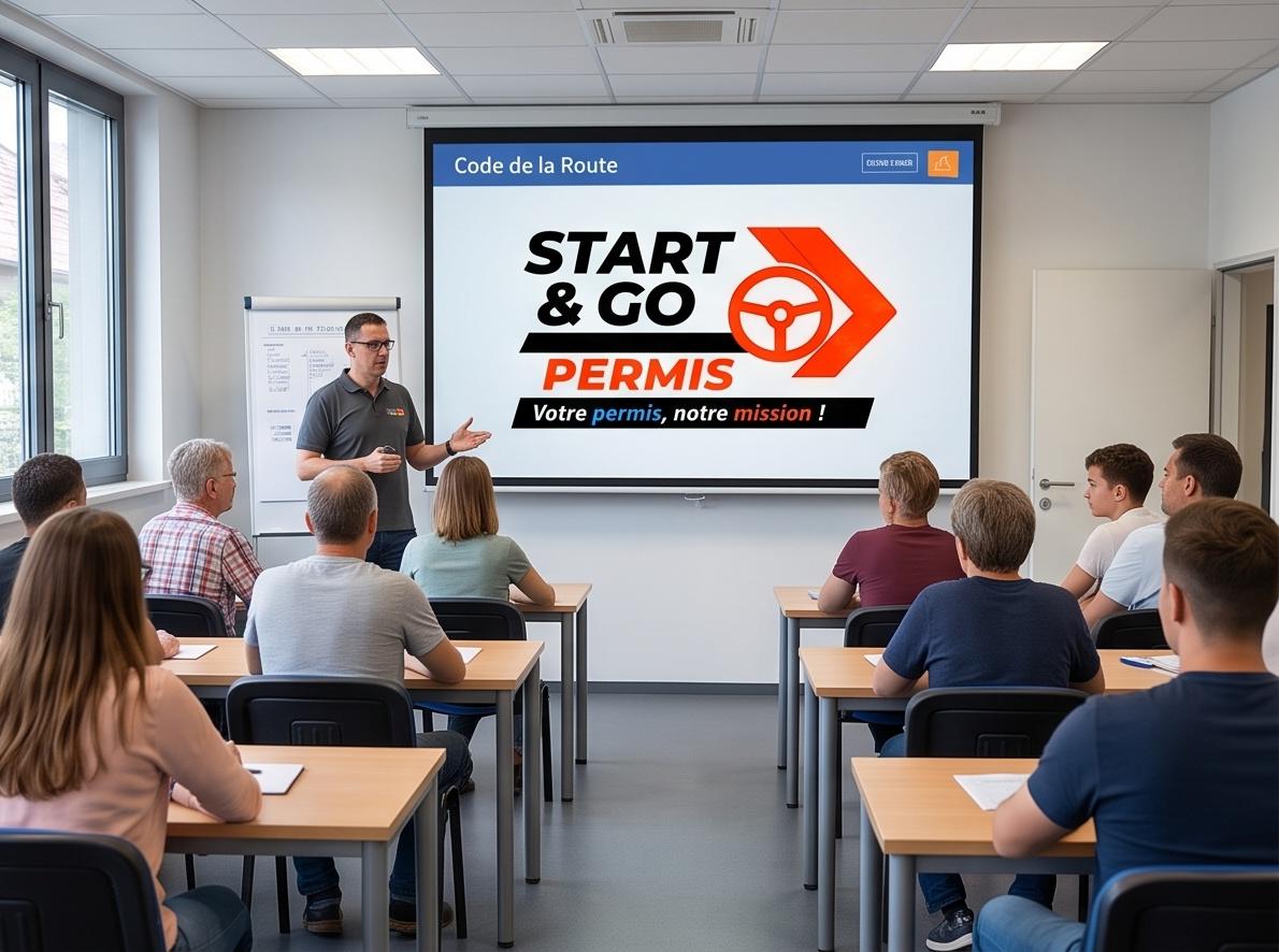 Séance de code de la route en salle chez Start & Go Permis